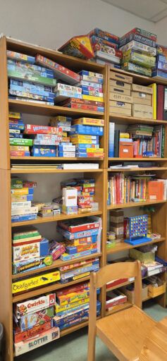 Spieleschrank in der GFA