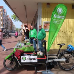 Infostand BUND-Klimabüro an der Limmerstraße