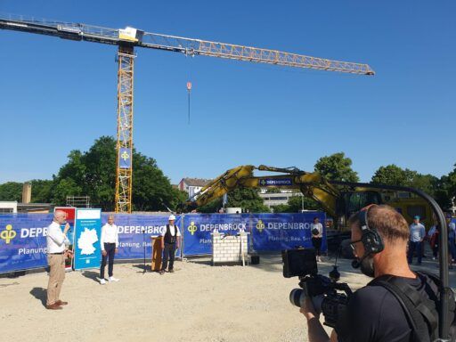Großes Medieninteresse am Festakt in Limmer mit OB Belit Onay