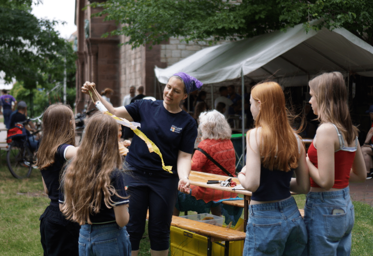 Kinderaktion beim Sommerfest Bethlehemkirche 2025