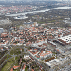 Linden-Süd mit Stadion