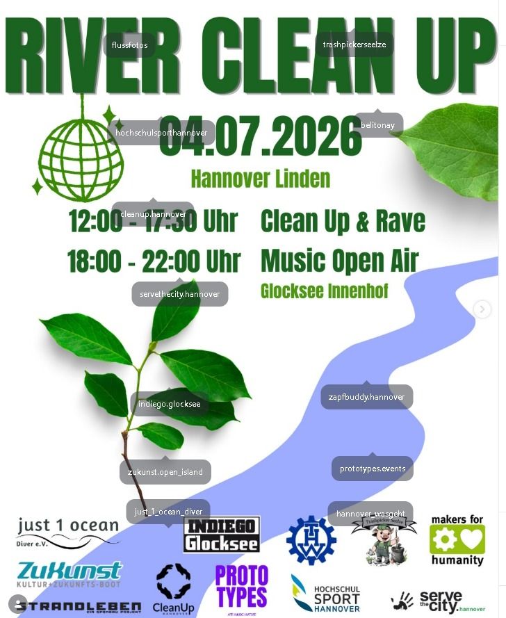 CleanUp zu Wasser und zu Land