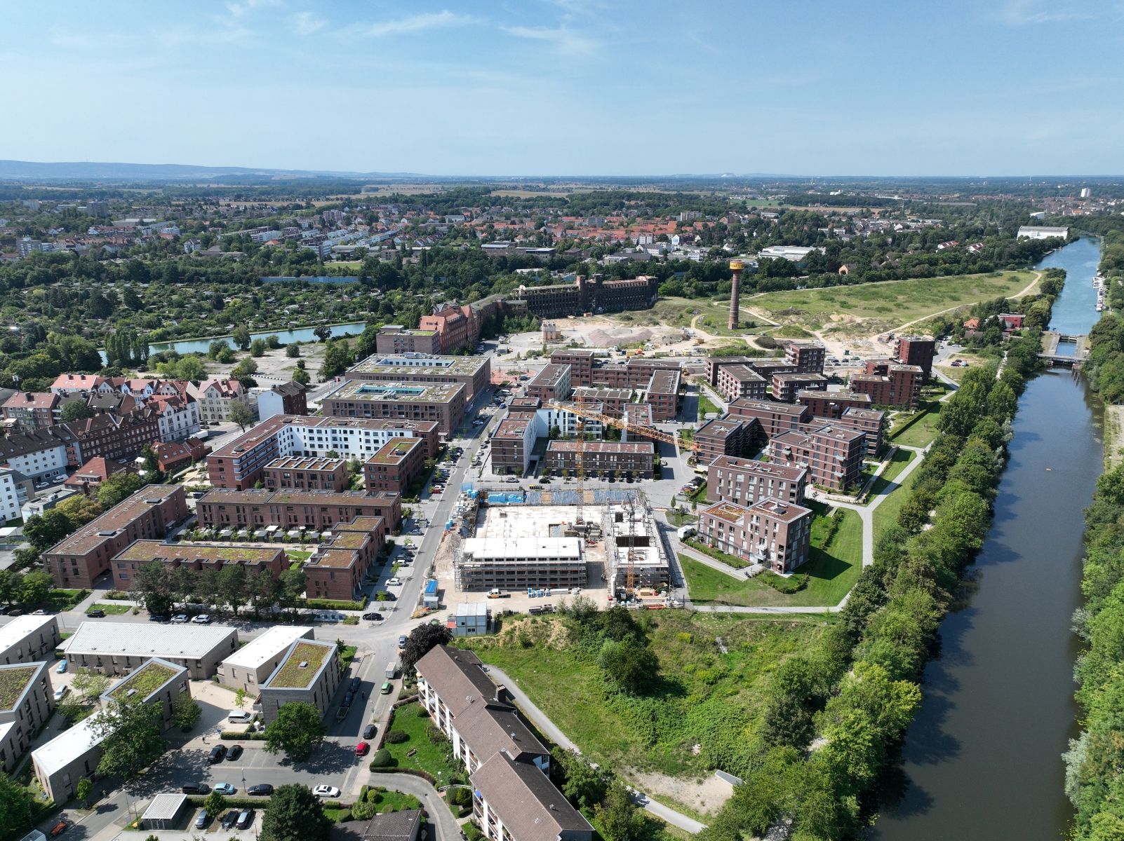 Luftbild Wasserstadt Limmer