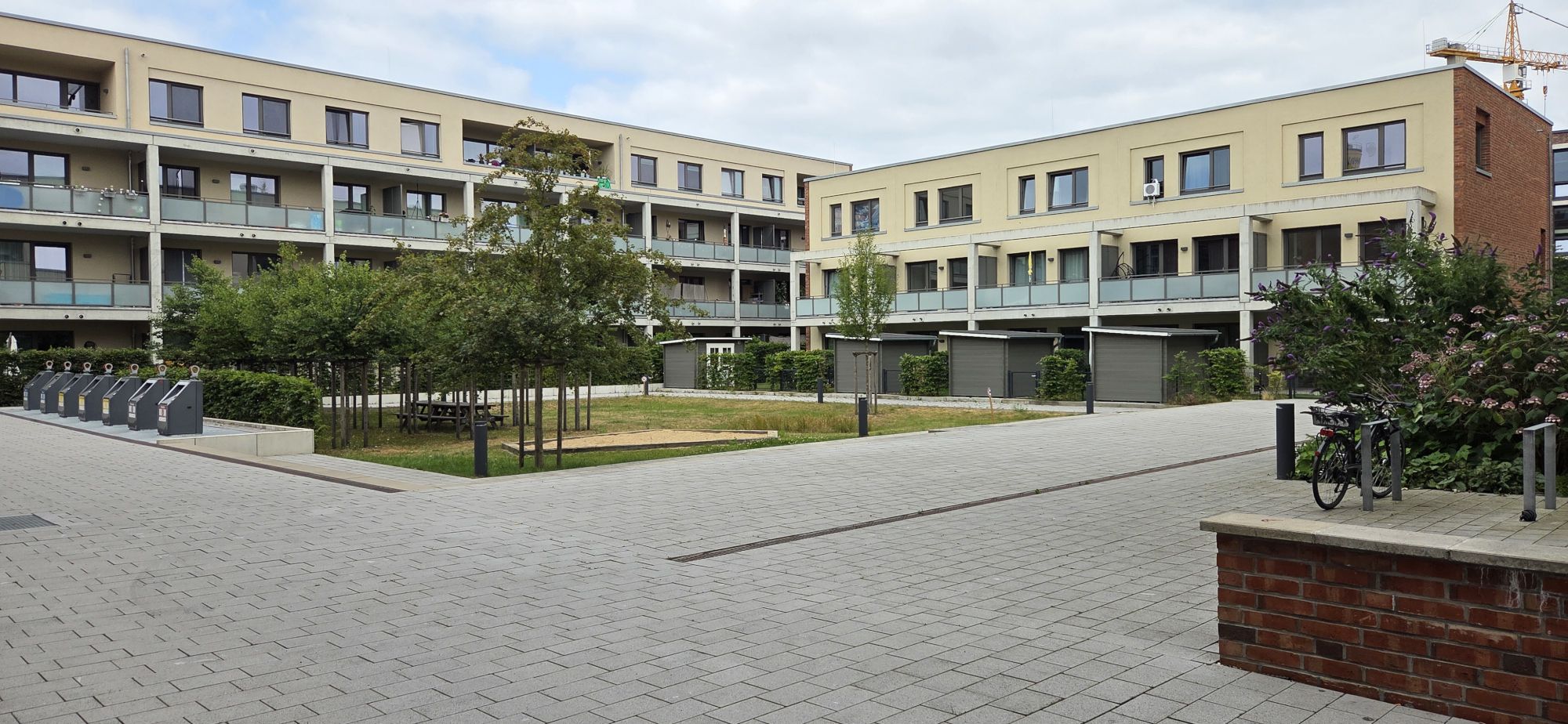 Innenhof eines Wohnkomplexes