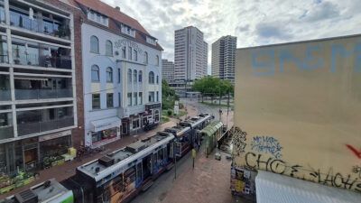 Limmerstraße mit Ihmezentrum