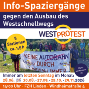Infospaziergang gegen den Westschnellweg-Ausbau