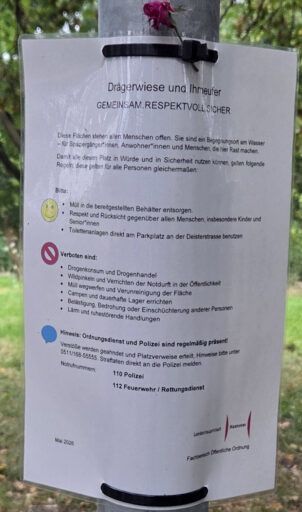 Hinweisschild