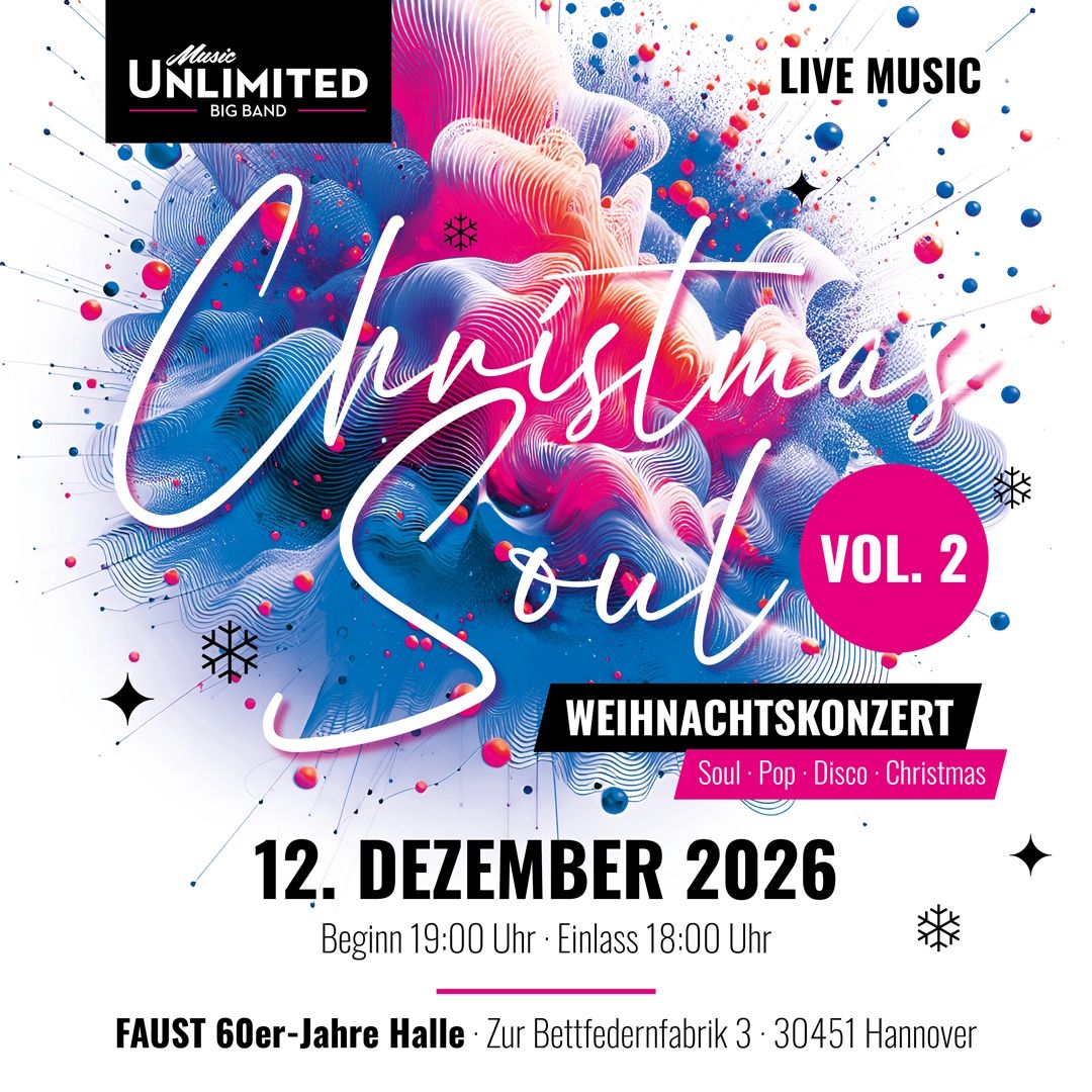 Groovige Weihnachten mit der Music Unlimited Bigband