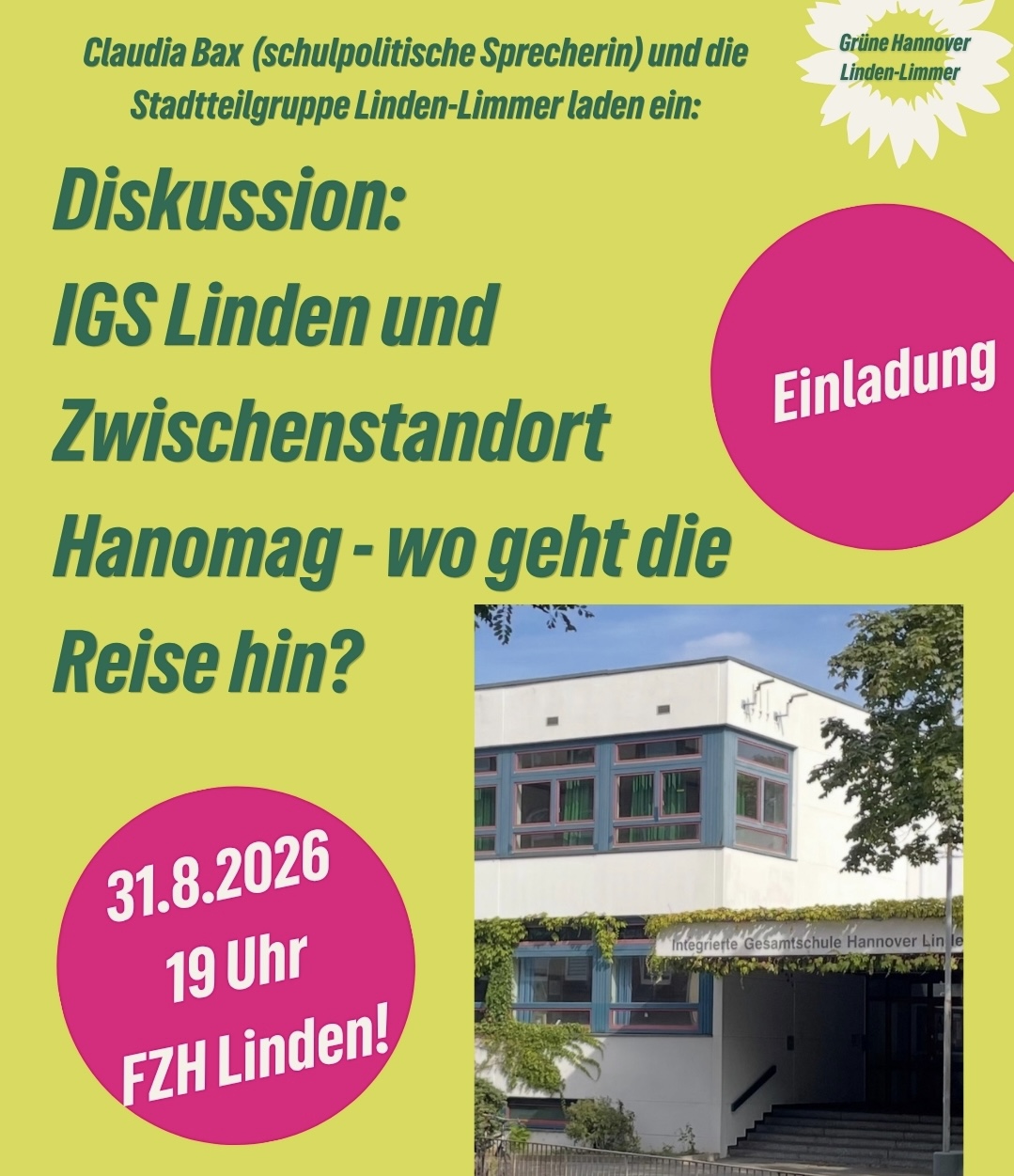 Diskussion: IGS Linden und Zwischenstandort Hanomag - wo geht die Reise hin?