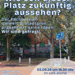 STF Linden-Süd: Gestaltung der Fläche an der Ecke Wesselstraße/Charlottenstraße