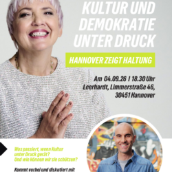 Claudia Roth kommt nach Hannover: Wir reden über Kultur und Demokratie