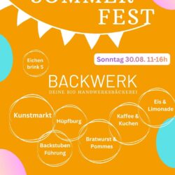 Sommerfest im Backwerk