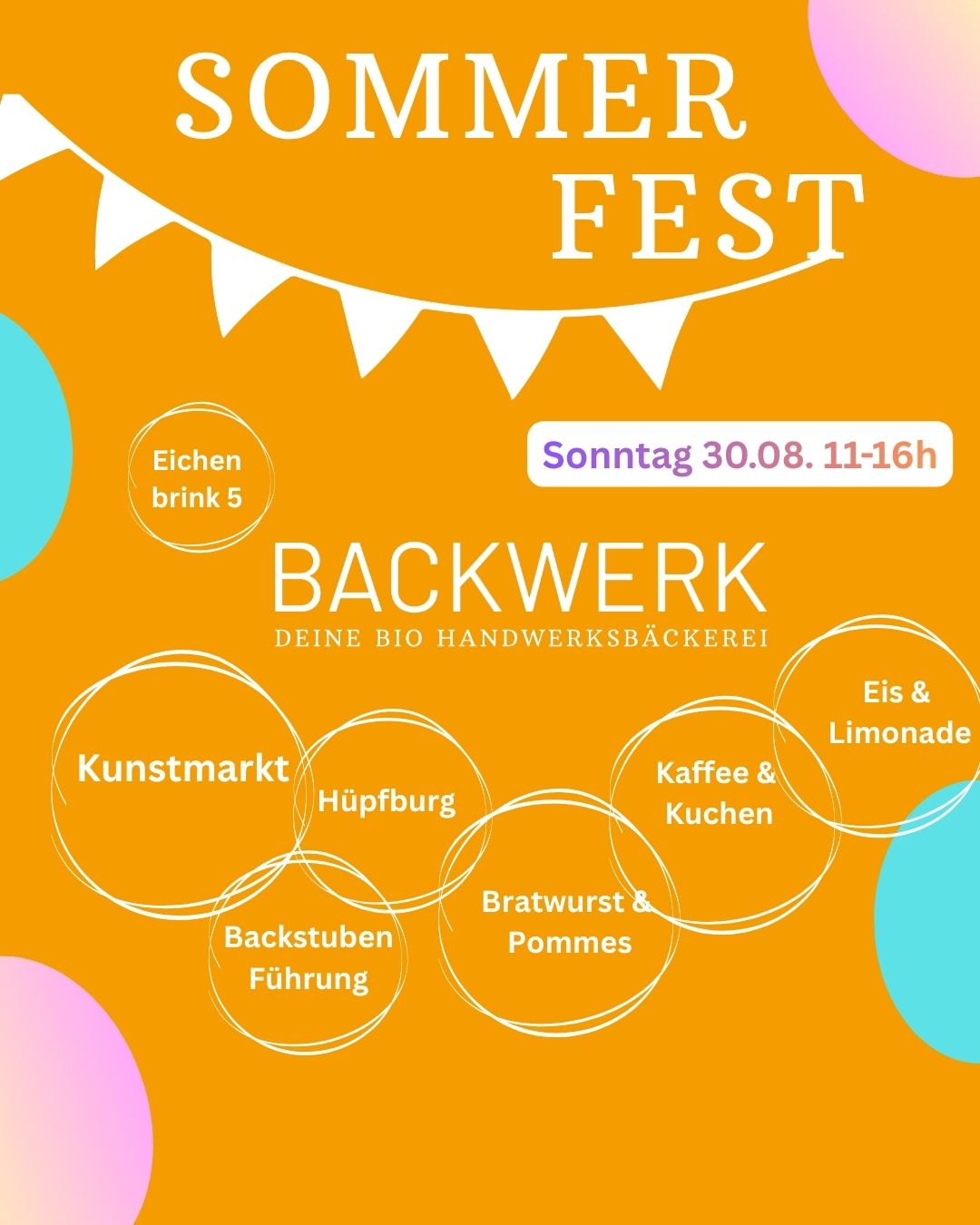 Sommerfest im Backwerk