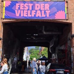 Eingang zum Fest der Vielfalt