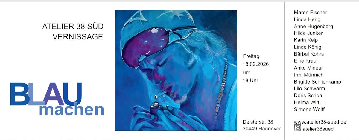 Vernissage 'Blau machen'