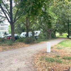Weg neben der Drägerwiese