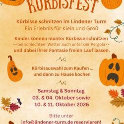 Kürbisfest am Lindener Turm: Vier Tage Kürbisspaß auf dem Berg