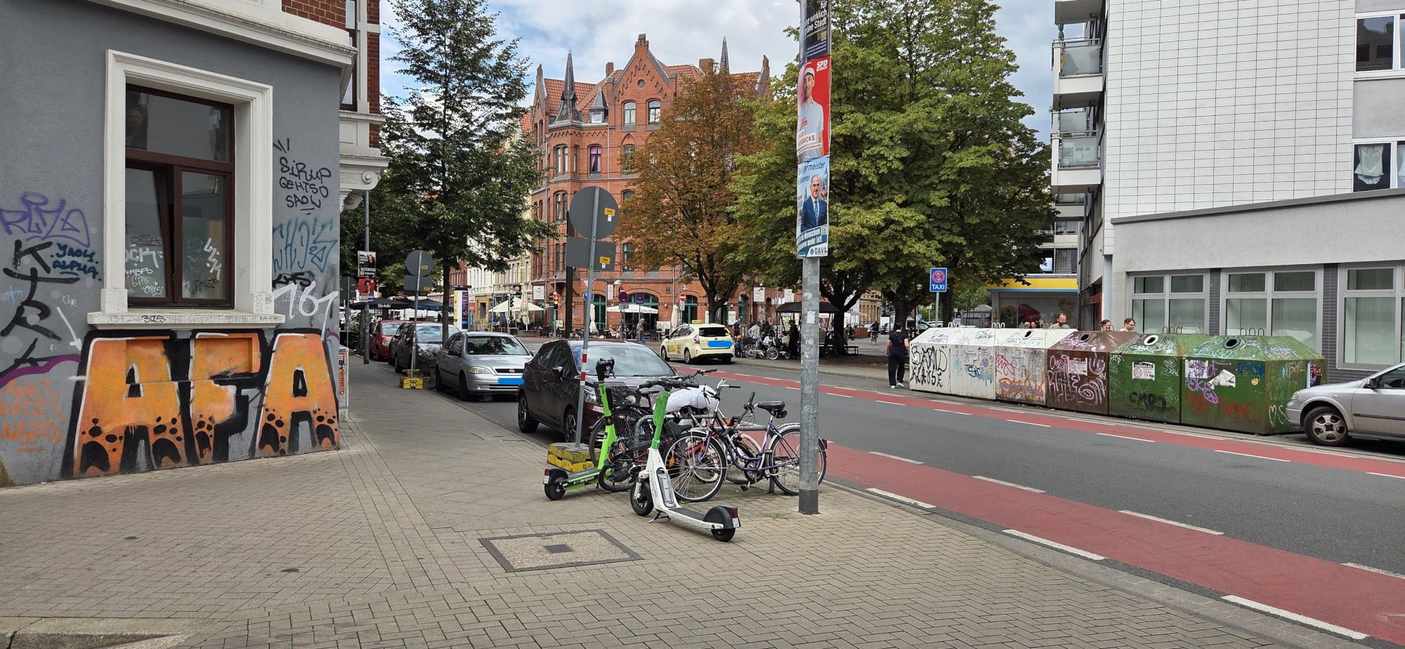 E-Scooter am Kötnerholzweg