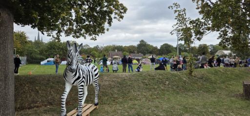 Maskottchen Zebra