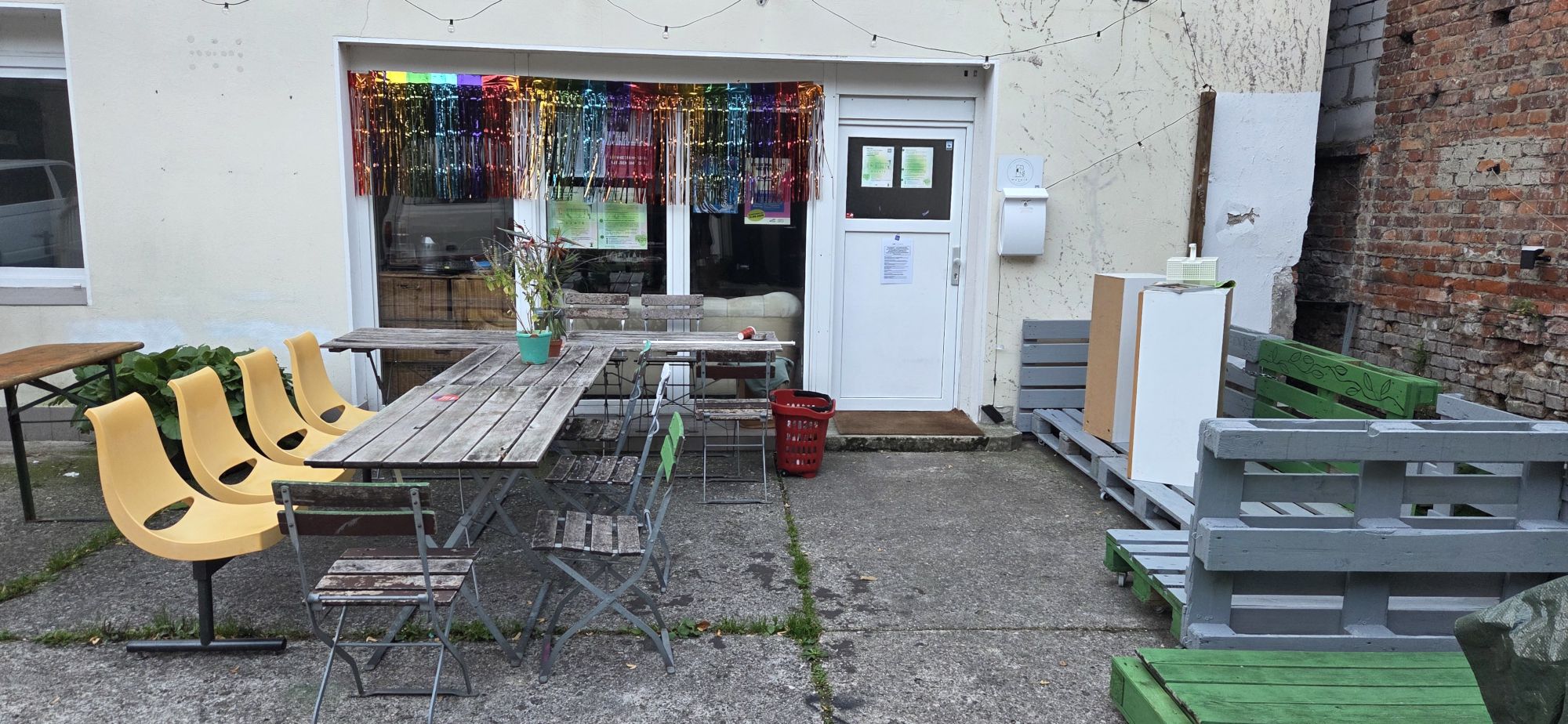 Sitzecke im Stilmix