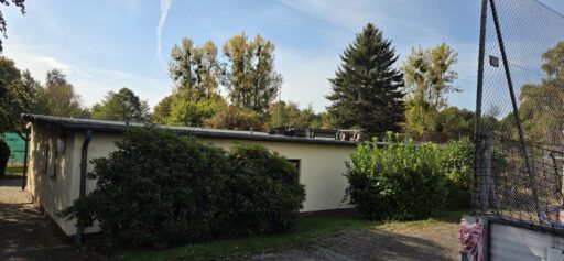 Auch auf dem Treffpunkt der Bogenschützen ist eine Solaranlage installiert.