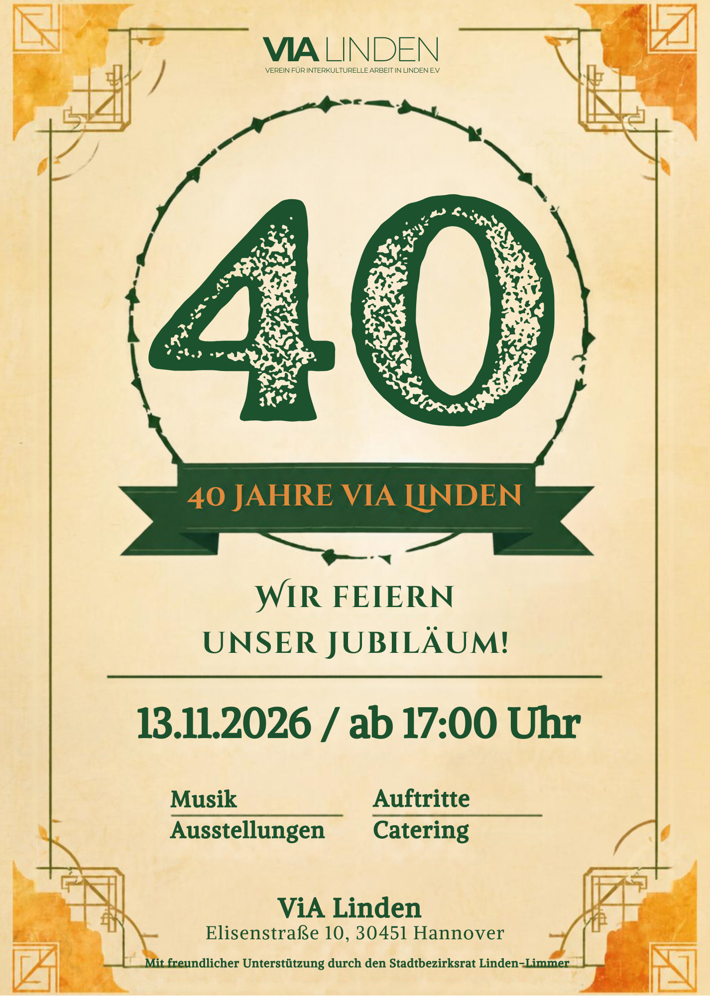 40 Jahre Jugendzentrum ViA Linden