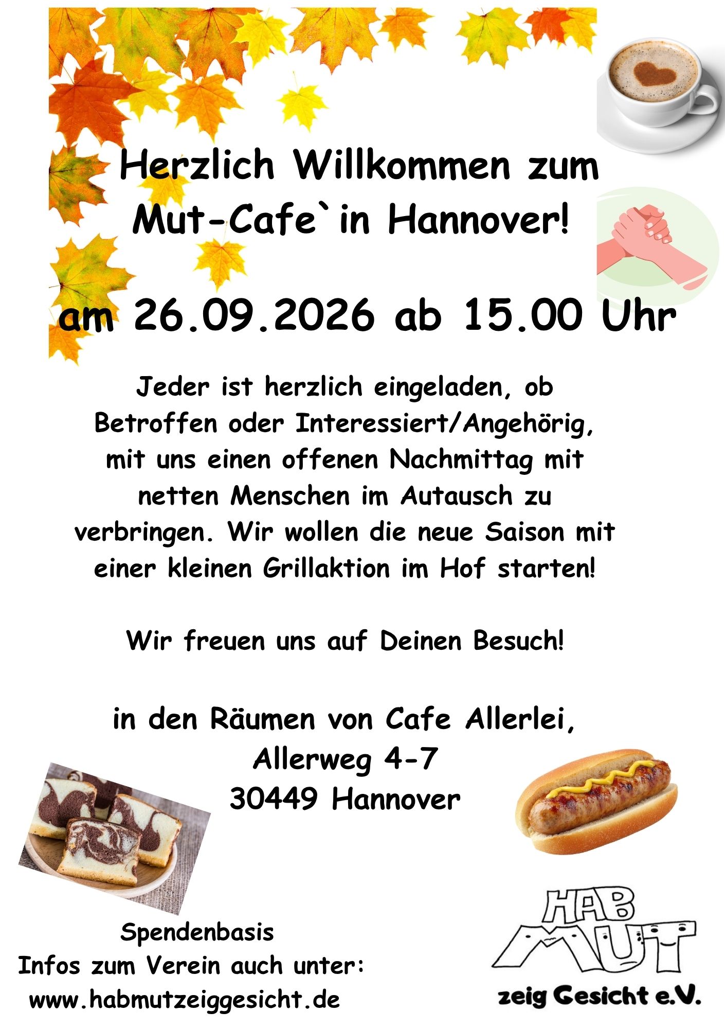 Mut-Café in Hannover startet wieder mit Grillaktion