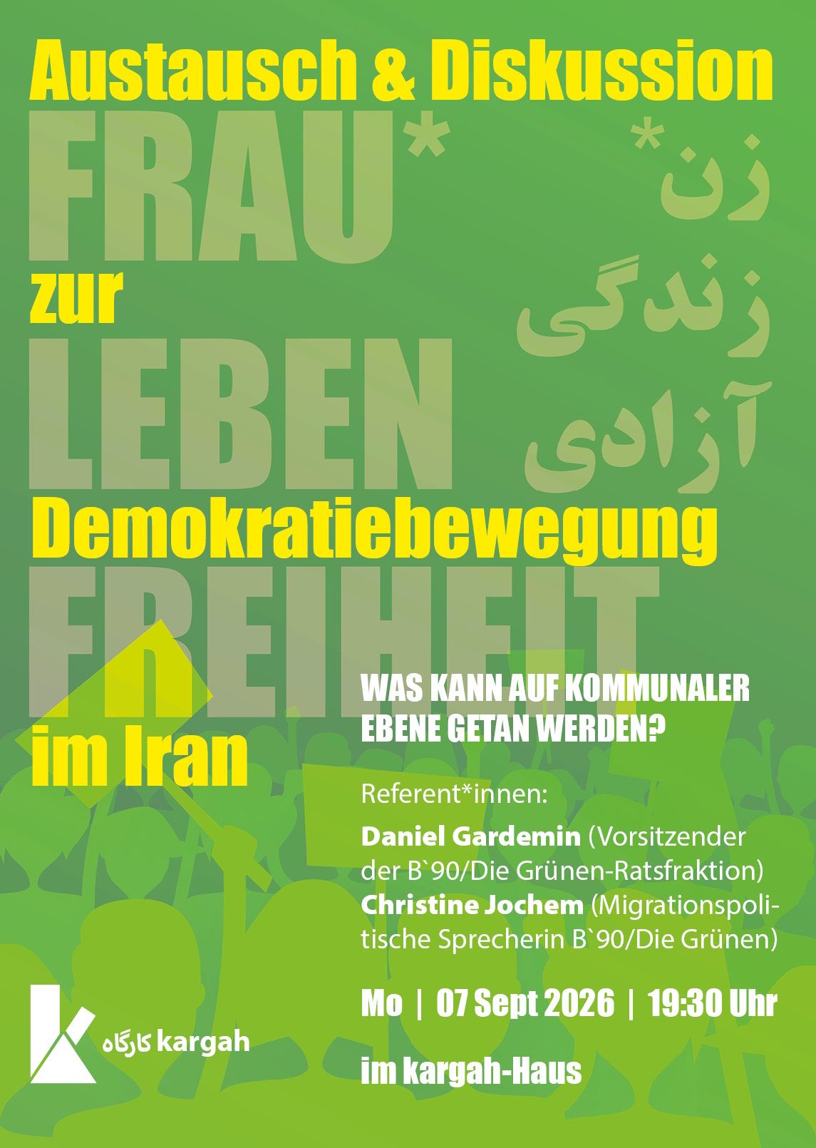 Solidarität mit der Demokratiebewegung im Iran