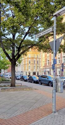 Frühere Wertstoffinsel Lindener Schmuckplatz