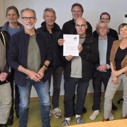 Sie unterzeichneten die erste Satzung des Vereins.
