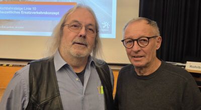 Rainer-Jörg Grube und Rolf Schulz (r.)