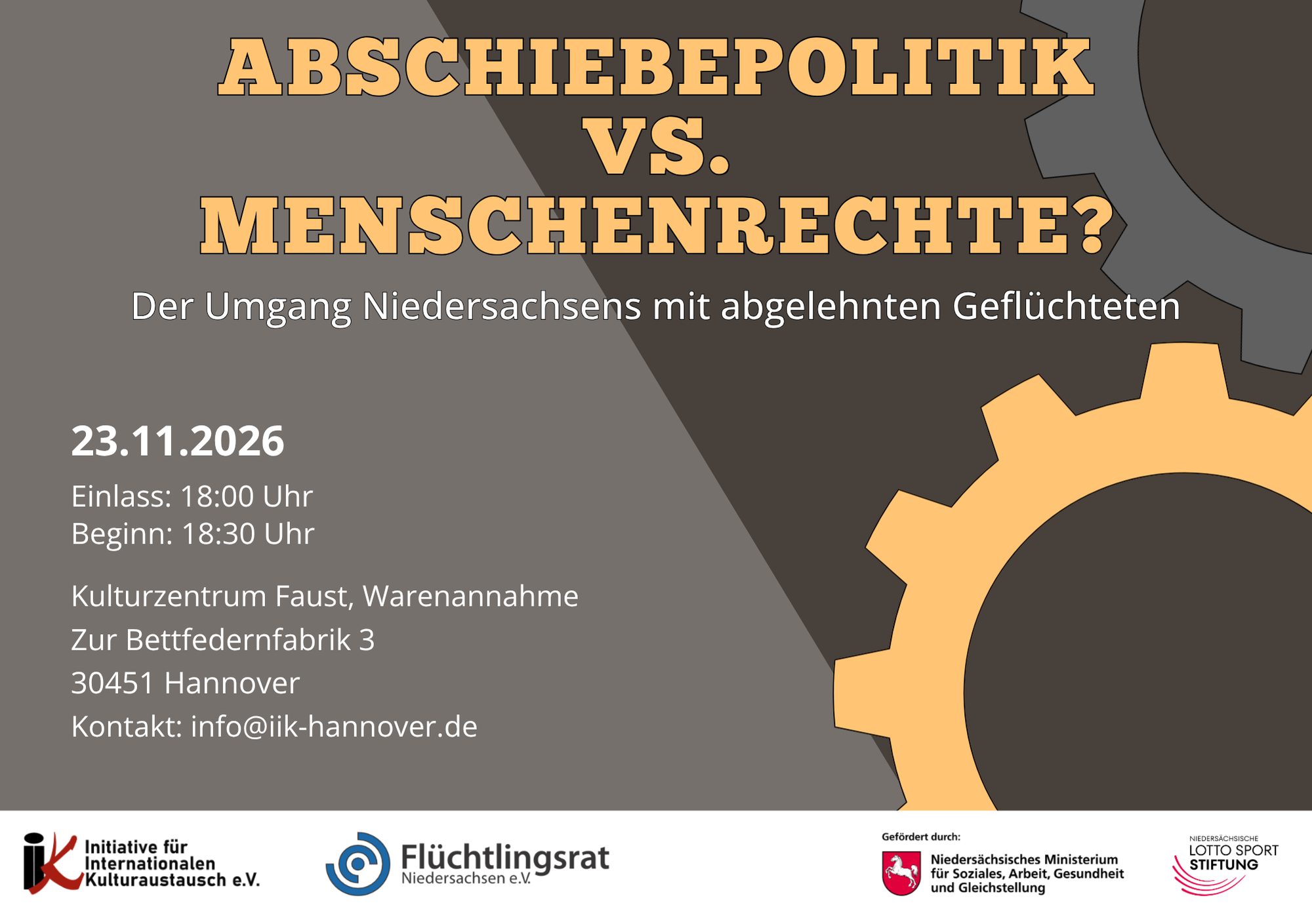 Podiumsdiskussion: Abschiebepolitik vs. Menschenrechte?