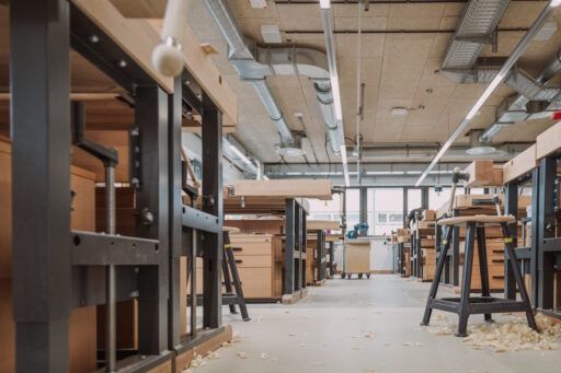 neue Holz-Werkstatt der BBS