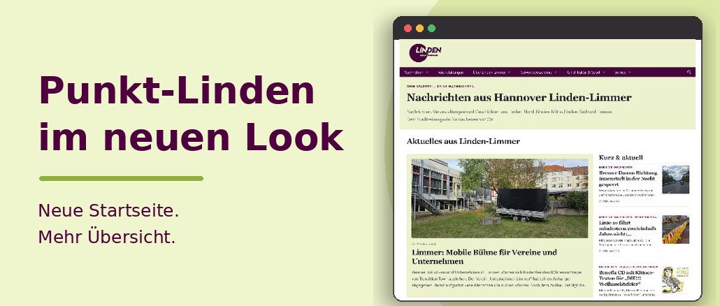 Punkt-Linden im neuen Look: Frischer und übersichtlicher