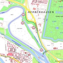 Umleitung Wegesanierung Ernst-August-Kanal